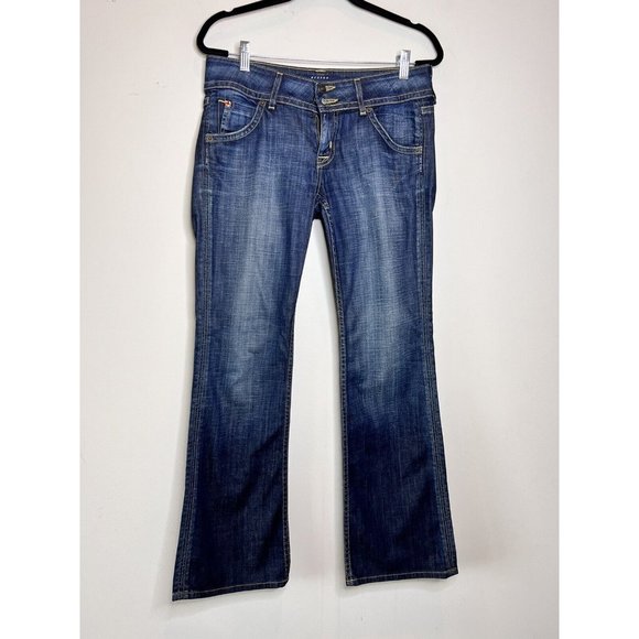 Hudson Signature Bootcut Low Rise Y2K Dark Rinse Women Jeans WP170DHA Elm 29 - Picture 1 of 16